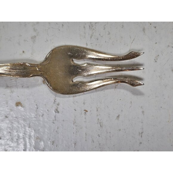 Community Silver Cocktail Fork Silver Plate Flower De Luce - Picture 4 of 7